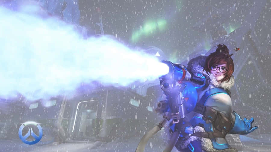 Overwatch Mei Ready For Battle Wallpaper