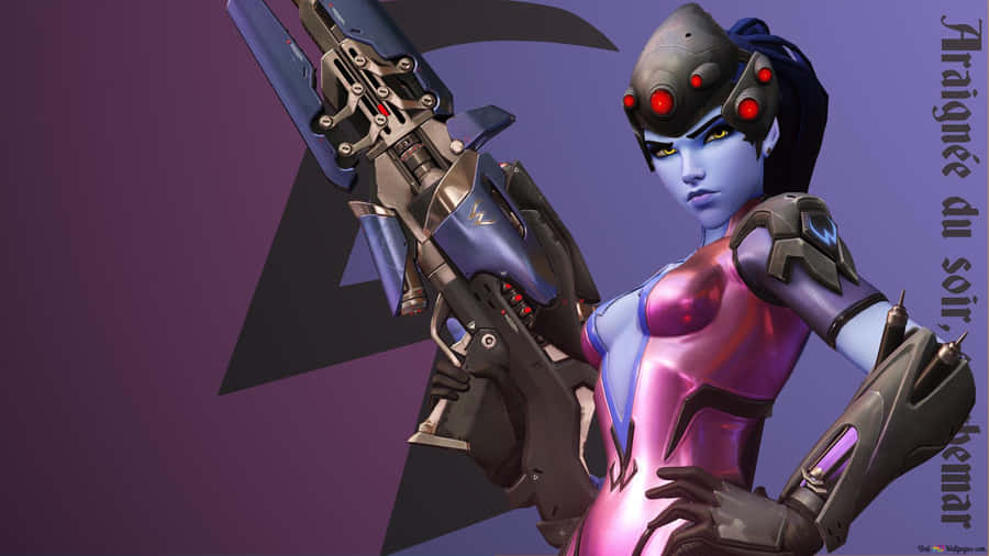 Overwatch Widowmaker Ready For Battle Wallpaper
