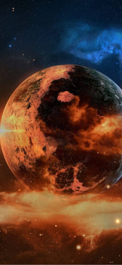 Own The Night With The Mars Iphone Wallpaper