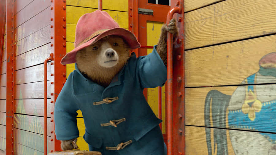 Paddington Bear At Train Station Wallpaper