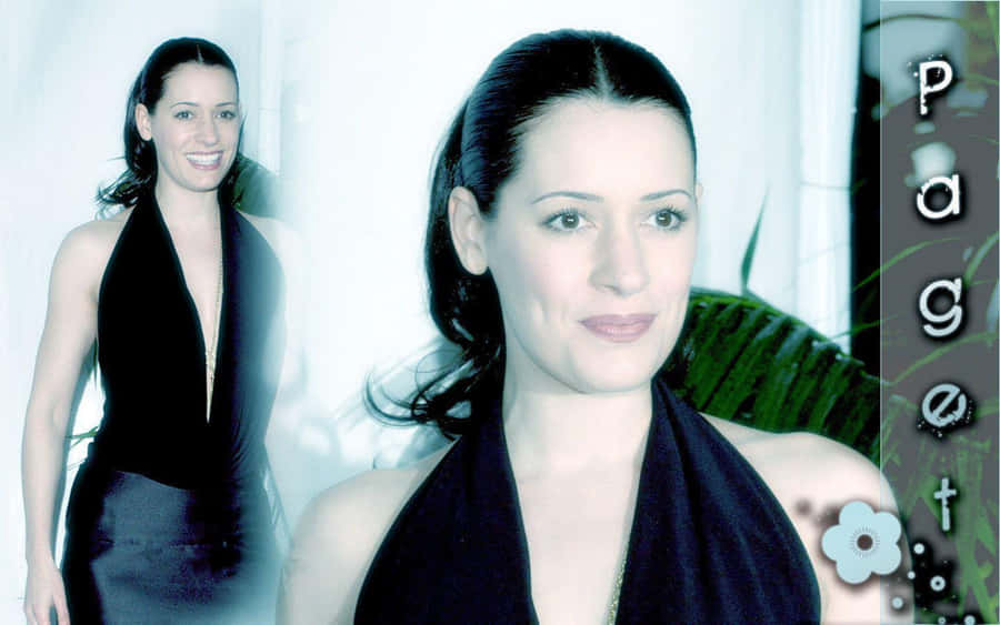 Paget Brewster Striking A Pose In A Stunning Photoshoot Wallpaper