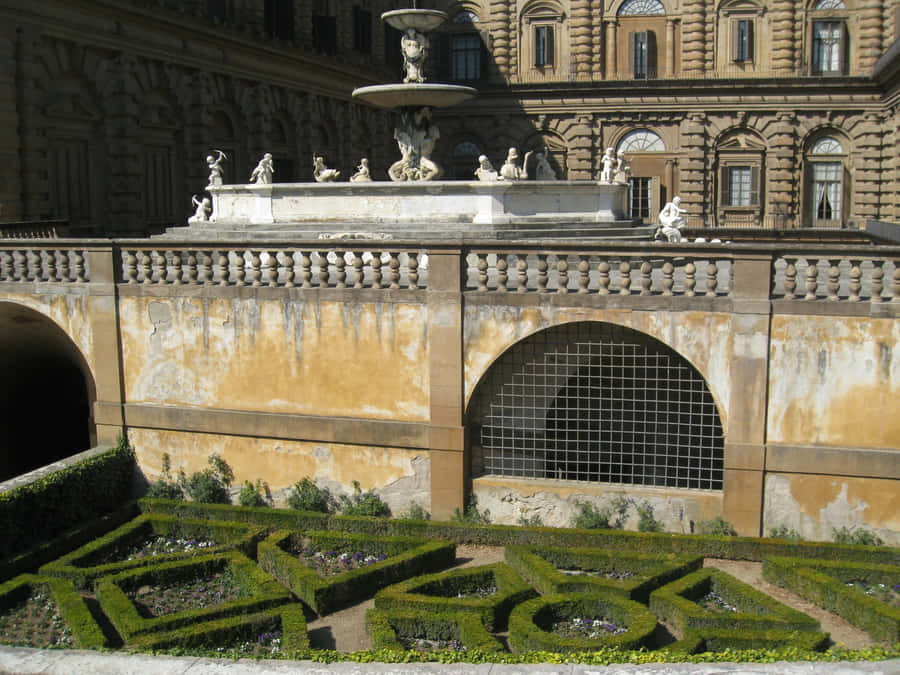 Palazzo Pitti Maze Graden Wallpaper