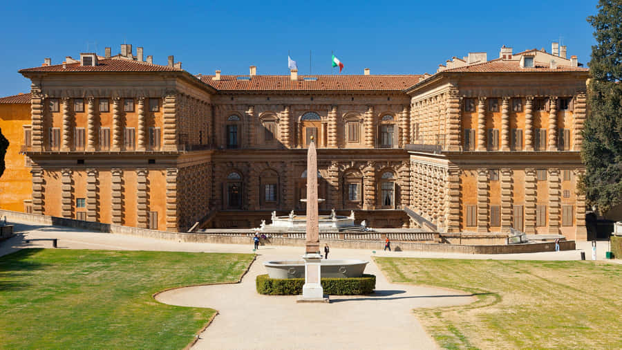 Palazzo Pitti Obelisk Wallpaper