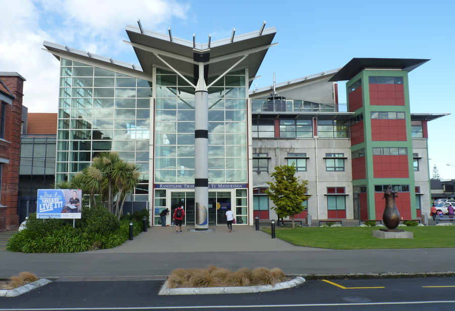 Palmerston North Civic Building Wallpaper