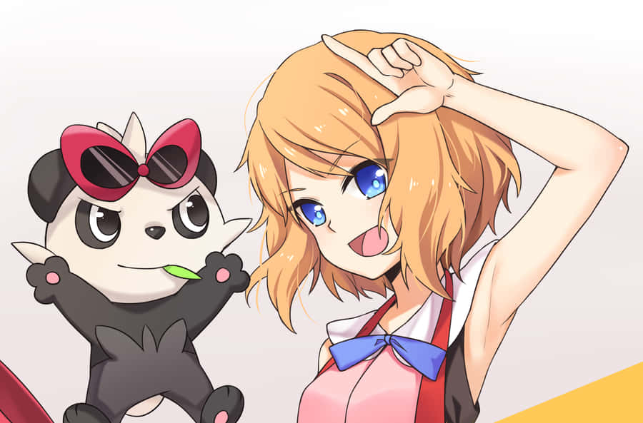 Pancham With Serena Wallpaper
