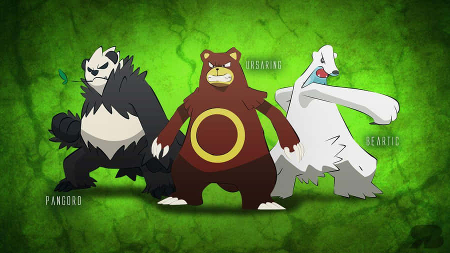 Pangoro Ursaring And Beartic Wallpaper