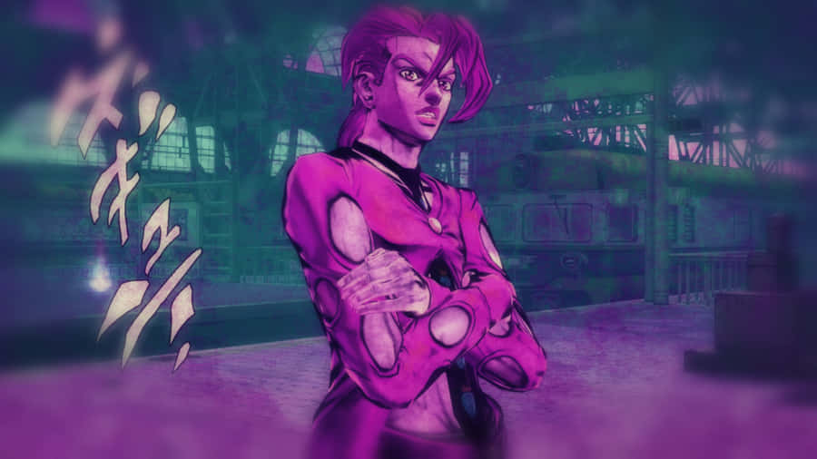 Pannacotta Fugo - A Distinctive Character From Jojo's Bizarre Adventure Wallpaper