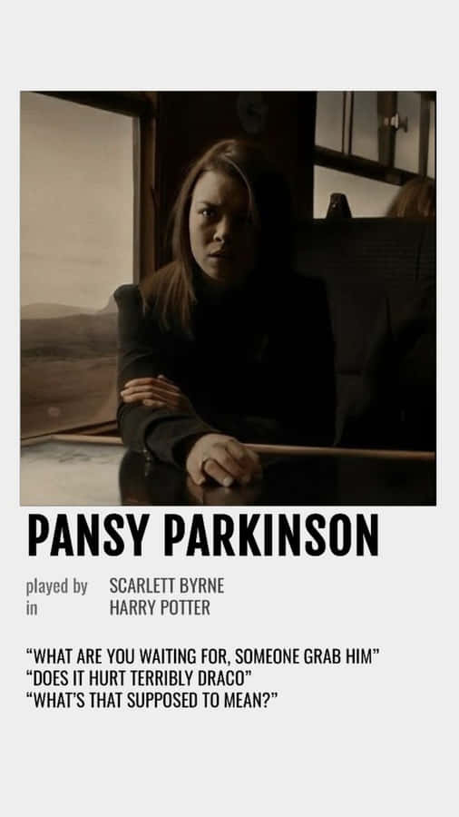 Pansy Parkinson Character Profile Wallpaper