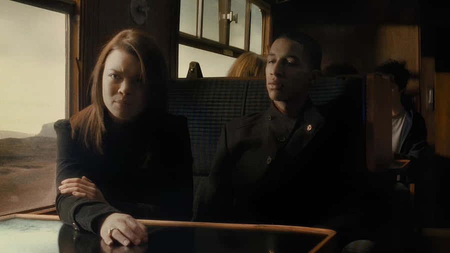 Pansy Parkinson On Hogwarts Express Wallpaper