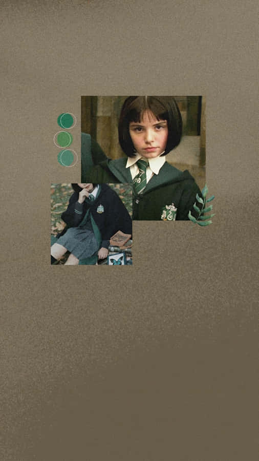 Pansy Parkinson Slytherin Style Wallpaper