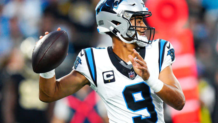 Panthers Quarterback In Action Wallpaper