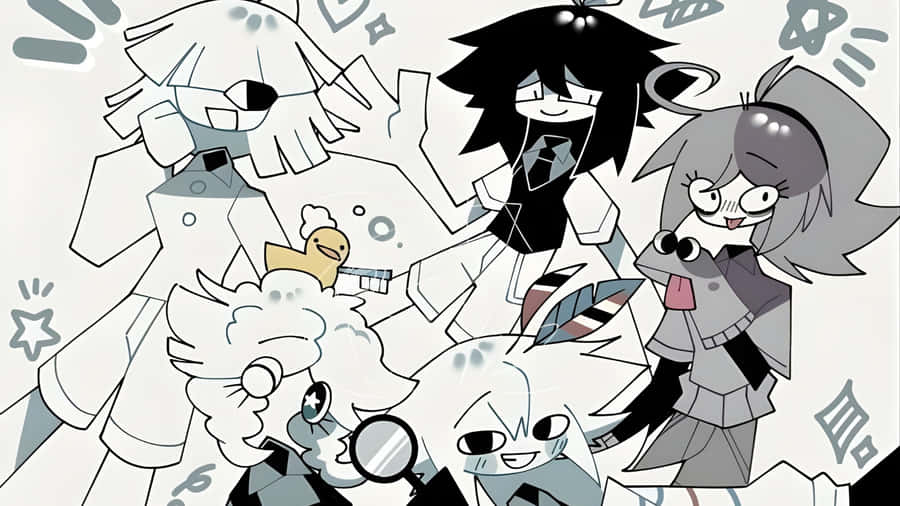 Paper Craft Characters Wallpaper