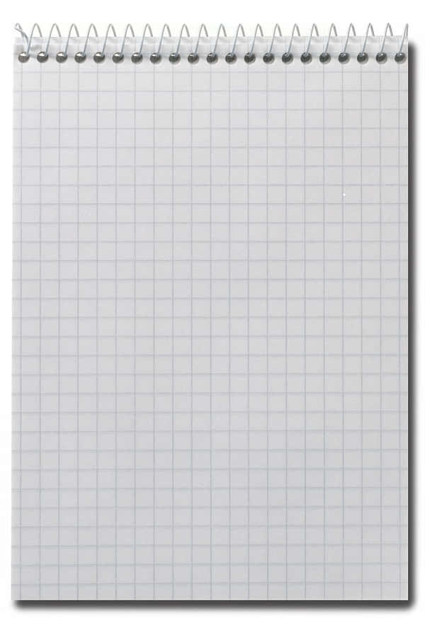 Paper In A Spiral Notebook Wallpaper