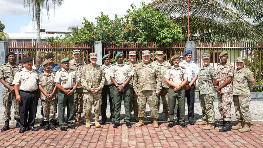 Paramaribo Military Officials Wallpaper