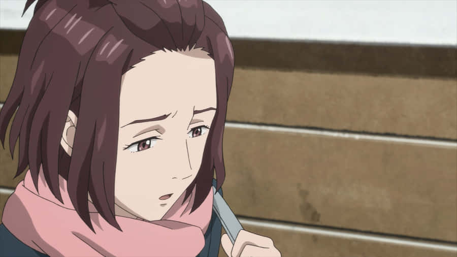 Parasyte Satomi Murano Concerned Expression Wallpaper