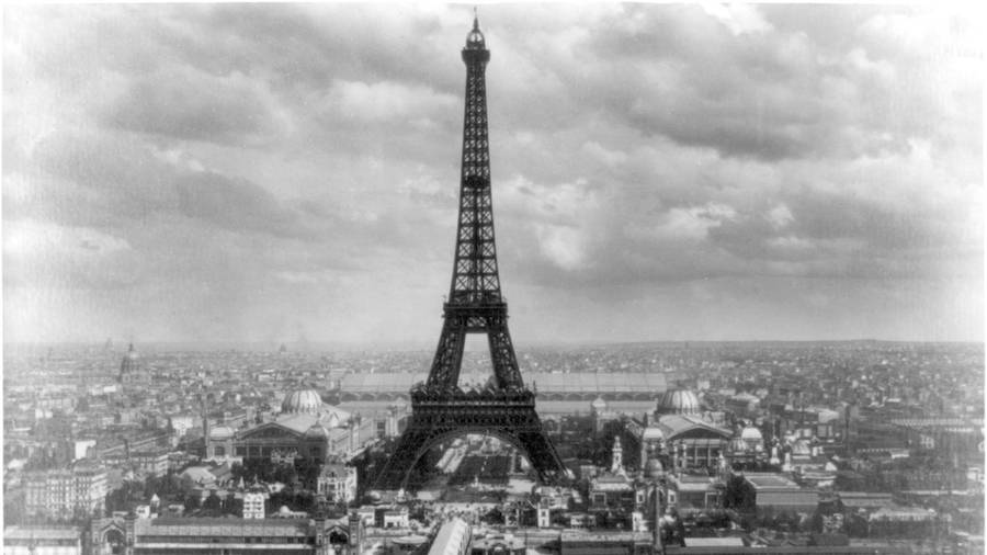 Paris Black And White Art Wallpaper