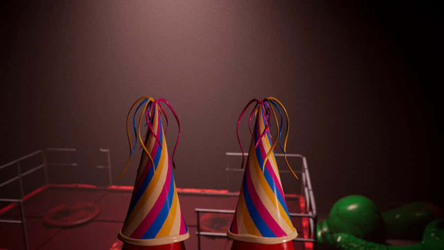 Party Hats Dark Room Garten Of Banban Wallpaper