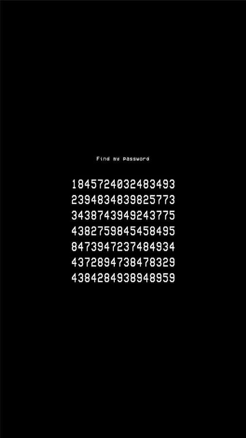 Password_ Puzzle_ Black_ Background Wallpaper