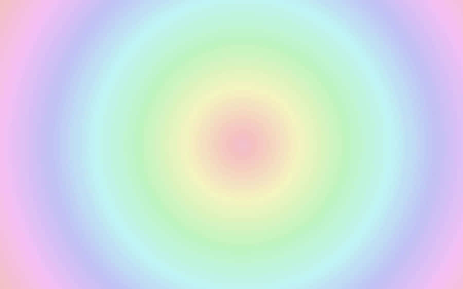 Pastel Aura Concentric Circles Wallpaper
