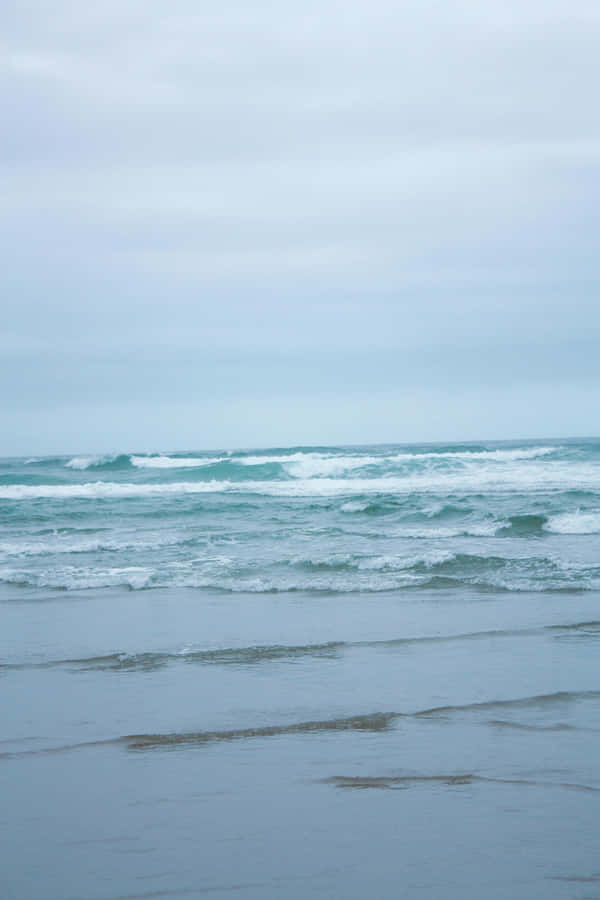 Pastel Beach Serenity Wallpaper