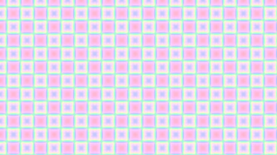 Pastel Checkered Pattern Background Wallpaper