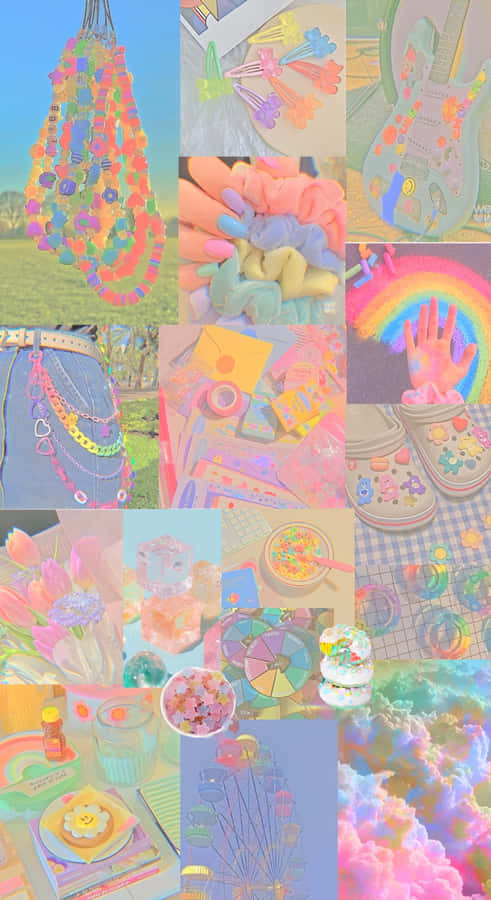 Pastel Indie Aesthetic Vibes Wallpaper