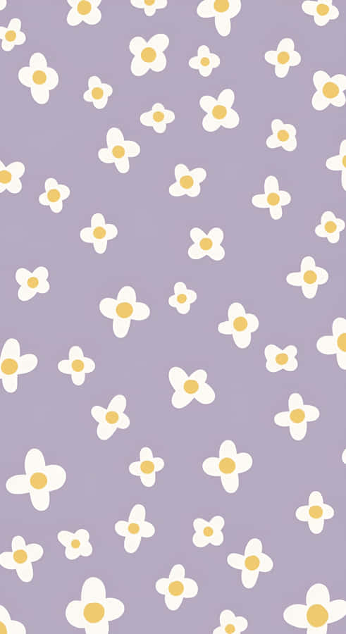 Pastel Indie Floral Pattern Wallpaper