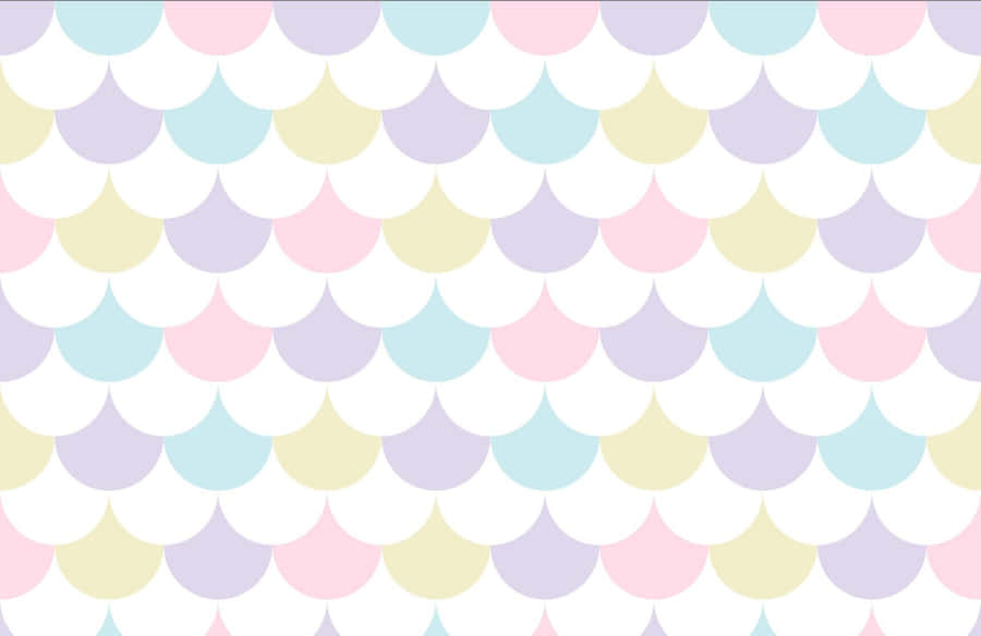 Pastel Scale Pattern Background Wallpaper