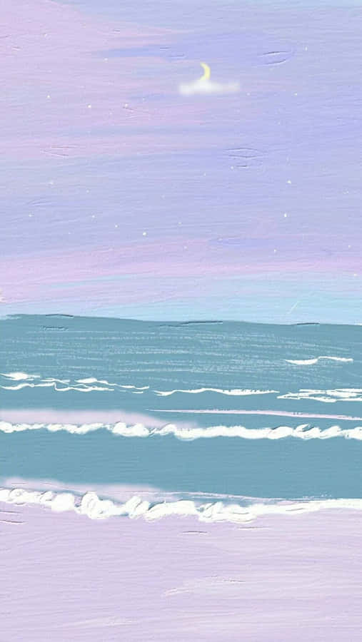 Pastel Seascape Serenity Wallpaper