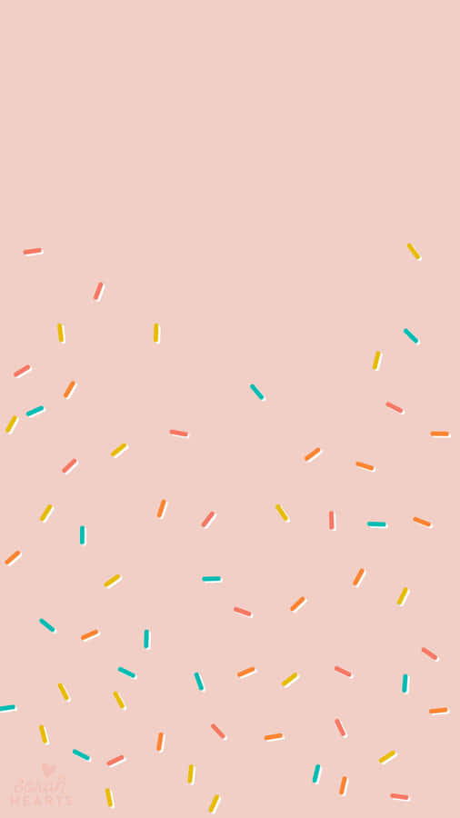 Pastel Sprinkles Background Wallpaper
