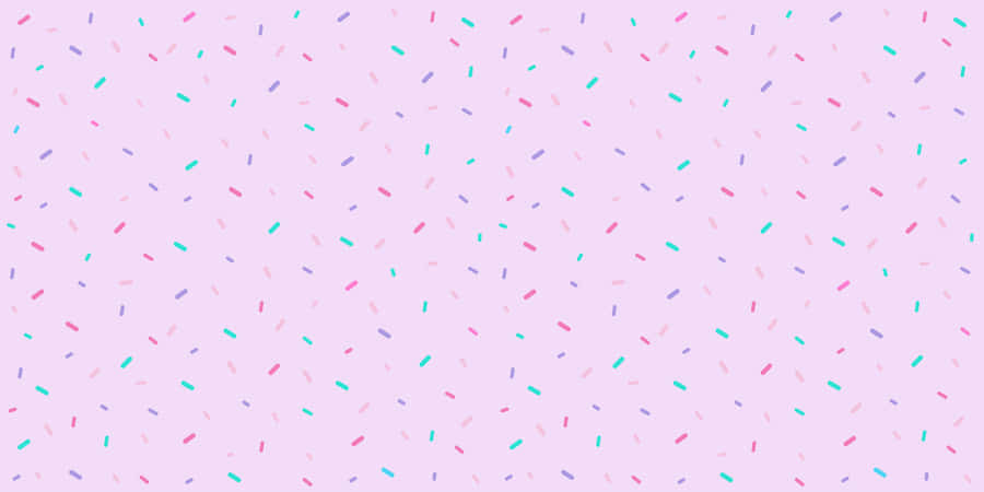 Pastel Sprinkles Pattern Background Wallpaper