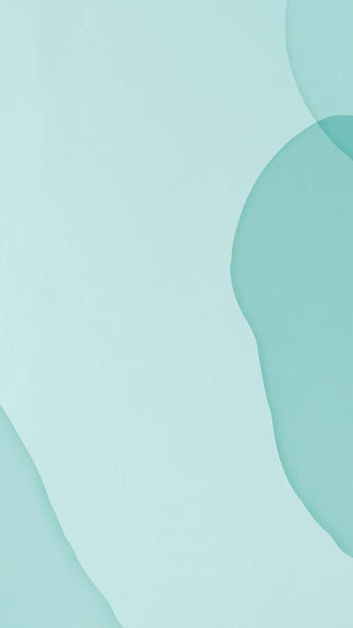 Pastel_ Teal_ Abstract_ Waves Wallpaper