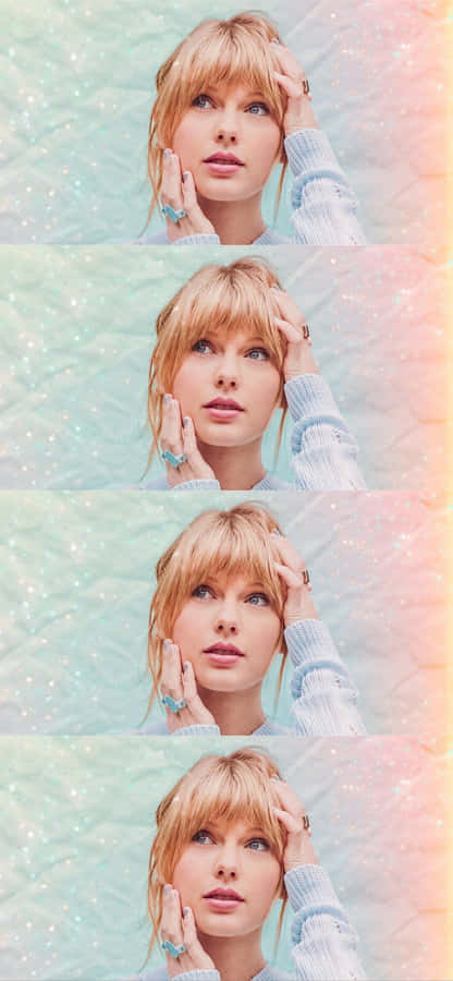 Pastel Triptych Taylor Swift Wallpaper