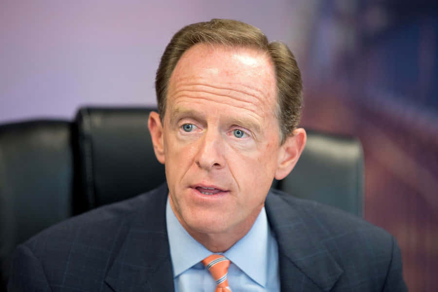 Pat Toomey Turning To Speak Wallpaper