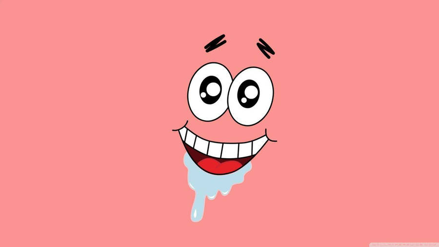 Patrick Star Face Funny Laptop Wallpaper