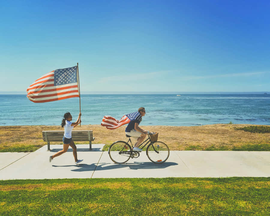 Patriotic Oceanfront Celebration.jpg Wallpaper