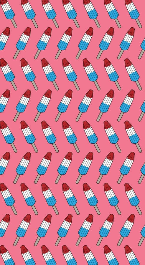 Patriotic Popsicle Pattern.jpg Wallpaper