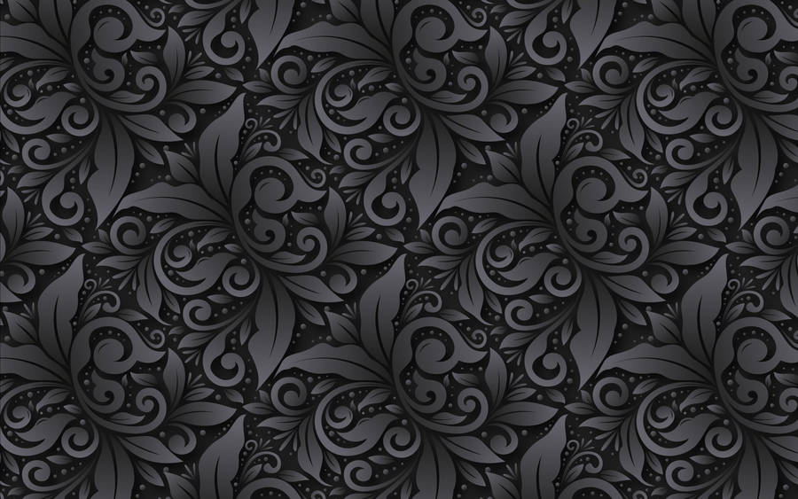 Patterned Background Black Wallpaper