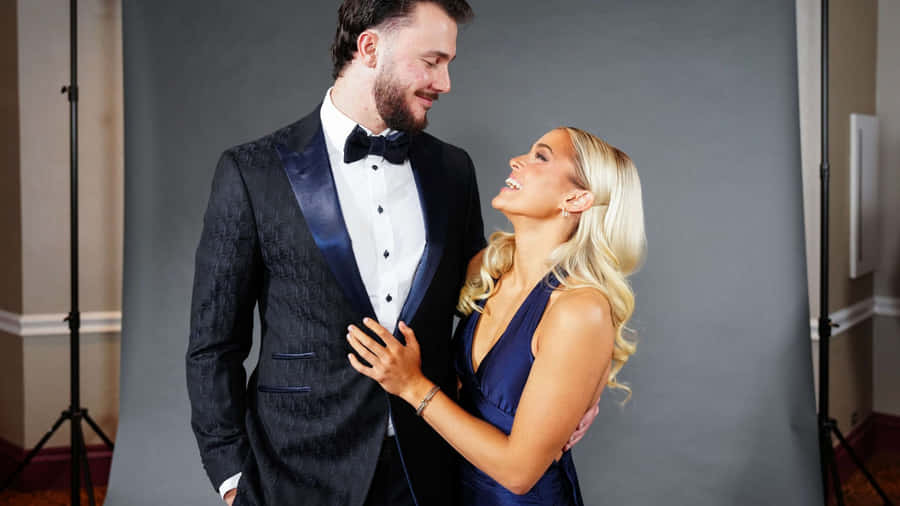 Paul Skenes Elegant Couple Wallpaper