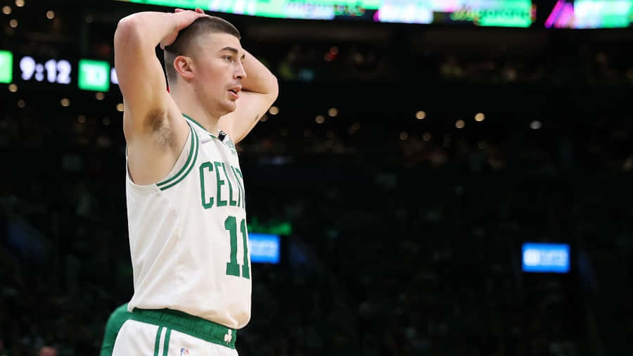 Payton Pritchard Celtics Focus Wallpaper