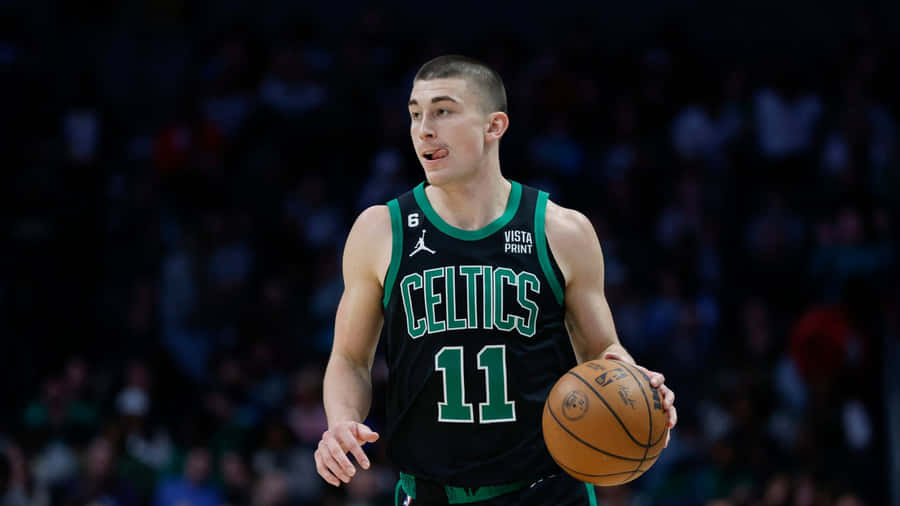Payton Pritchard Celtics Playmaker Wallpaper