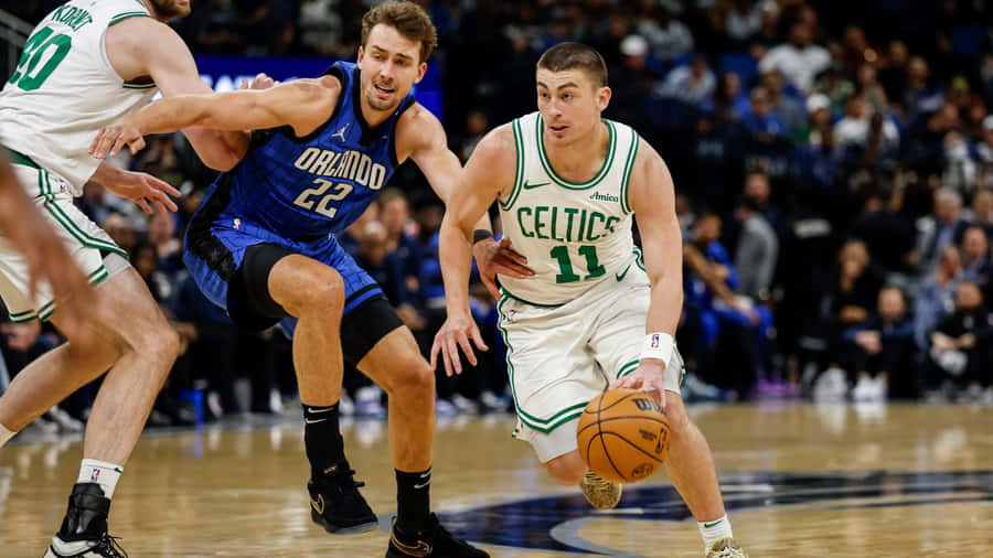 Payton Pritchard Celtics Playmaker Wallpaper