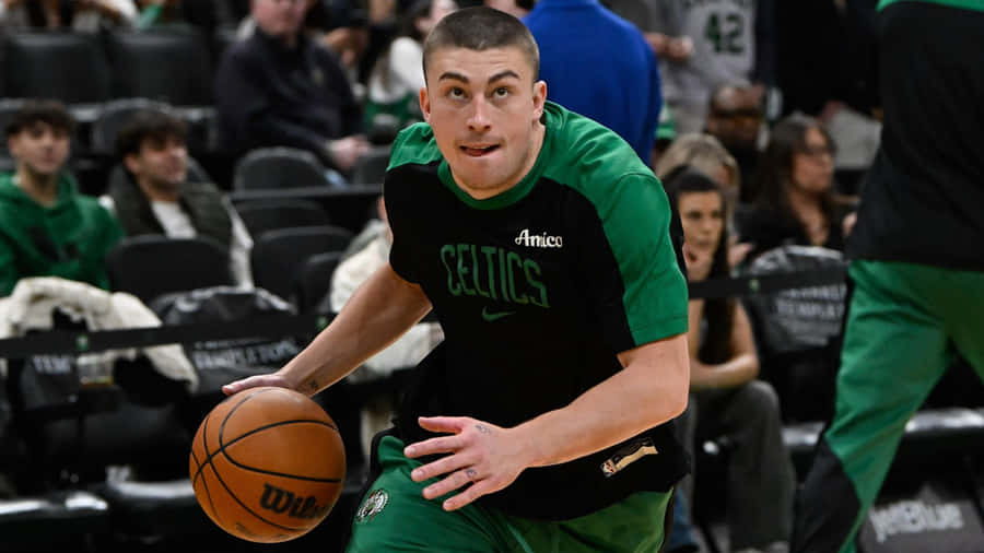 Payton Pritchard Celtics Practice Wallpaper