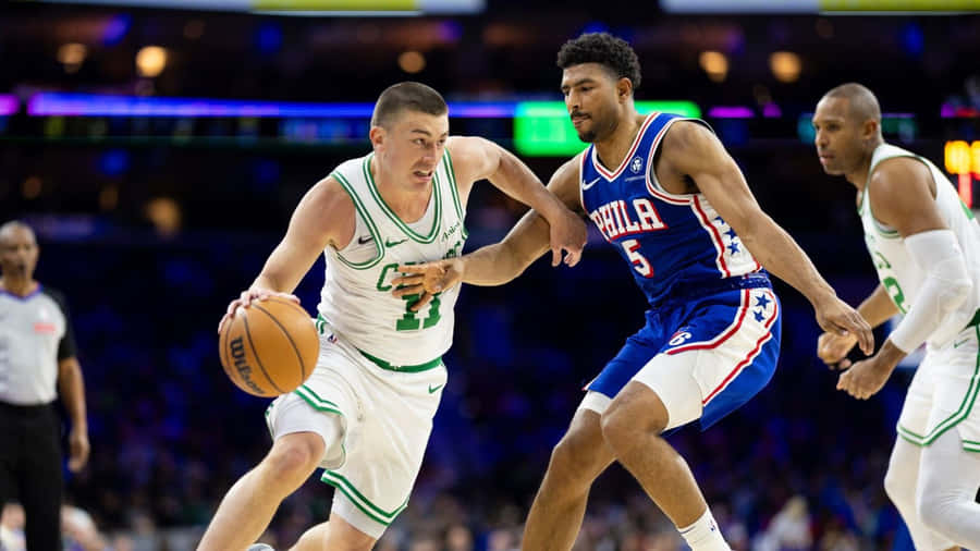 Payton Pritchard In Action Wallpaper