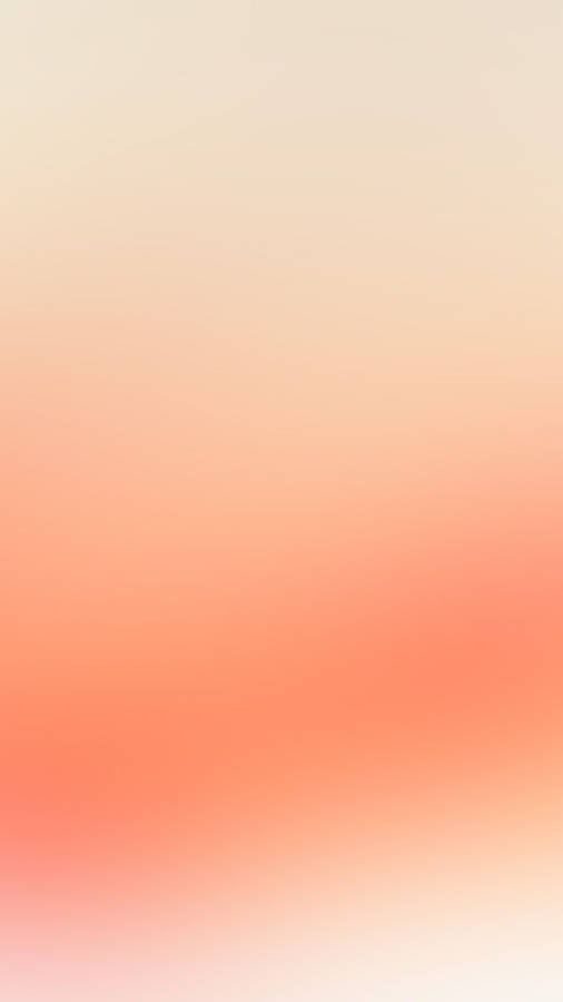 Peach And White Gradient Wallpaper