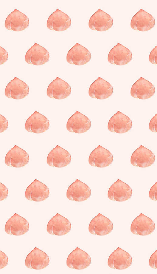 Peach Pattern Art Wallpaper