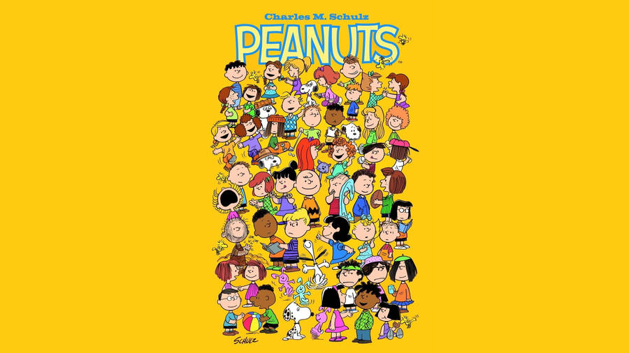 Peanuts Comics By Charles Schulz Wallpaper