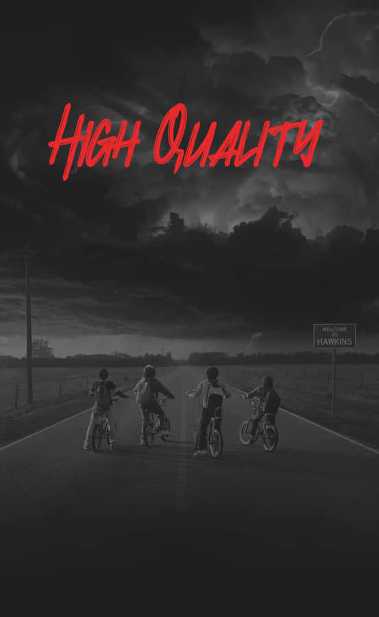 Pedal Away On This Vintage 'stranger Things' Bike Wallpaper