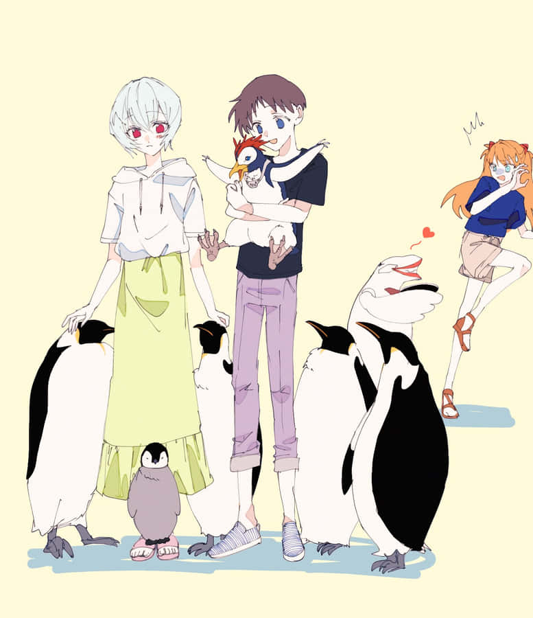 Pen Pen The Emperor Penguin Chilling On Iceberg Wallpaper