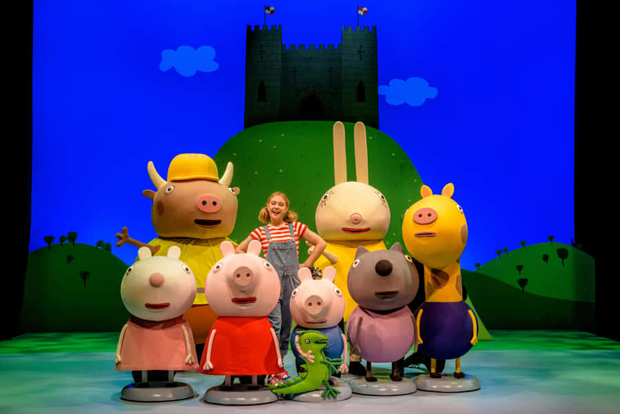 Peppa Pig Stage Show Cast Wallpaper